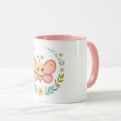 可愛い春/蝶 マグカップ (正面右)