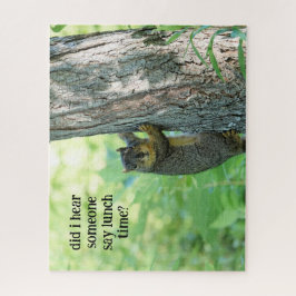 可愛い昼休みリス自然恋人 ジグソーパズル