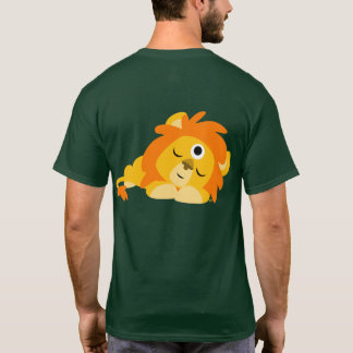 可愛い時計型マンガTシャツ(背中) Tシャツ