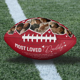 可愛い最も愛するパパの父の日の写真 アメリカンフットボール