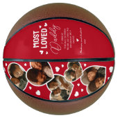 可愛い最も愛するパパの父の日の写真 バスケットボール (正面)