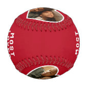 可愛い最も愛するパパの父の日の写真 野球ボール (裏面)