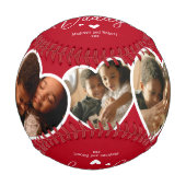 可愛い最も愛するパパの父の日の写真 野球ボール (正面)