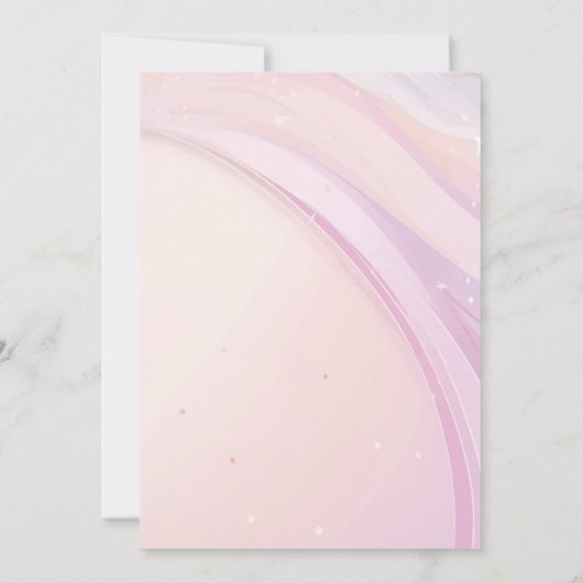 可愛い最初の誕生日リトルカラフルバタフライ 招待状 (裏面)