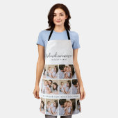 可愛い最愛のママ母の日フォトコラージュ エプロン (着用した状態)