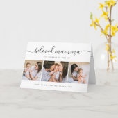 可愛い最愛のママ母の日フォトコラージュ カード (黄色い花)