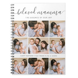可愛い最愛のママ母の日フォトコラージュ ノートブック
