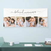 可愛い最愛のママ母の日フォトコラージュ 横断幕 (トレードショー)