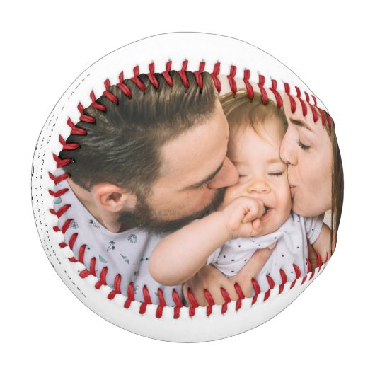 可愛い最愛のママ母の日フォトコラージュ 野球ボール (正面左)