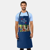 可愛い最高のおばあちゃんエプロン3枚 エプロン (着用した状態)