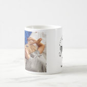 可愛い最高のお母さん写真マグカップ コーヒーマグカップ (中央)