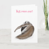 可愛い最高のアイテーターの母の日カード カード (正面)