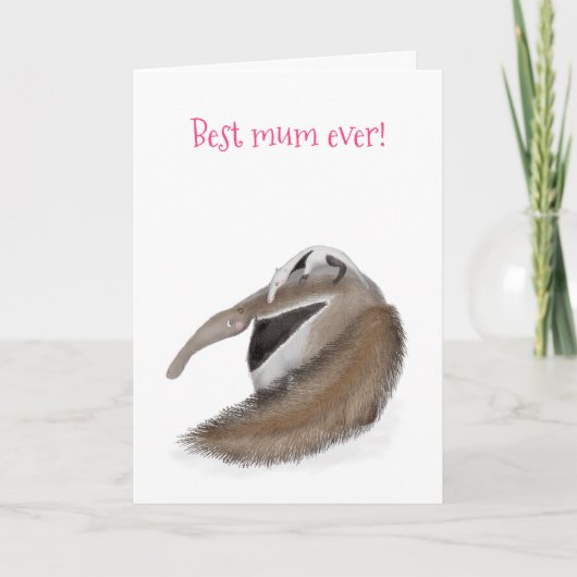 可愛い最高のアイテーターの母の日カード カード (正面)