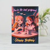 可愛い最高のガランド誕生日カード シーズンカード (スタンド正面)