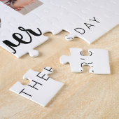 可愛い最高のハートママEver 3フォトコラージュ ジグソーパズル (側面)