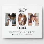 可愛い最高のハートママEver 3フォトコラージュ フォトプラーク (正面)