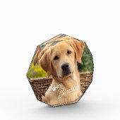 可愛い最高の友人写真ラブポープリントハート フォトブロック (左)