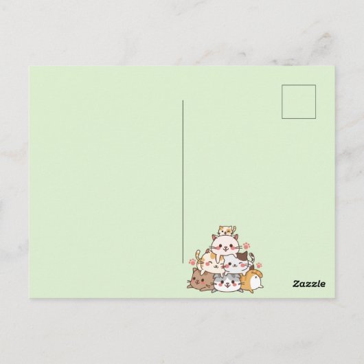 可愛い最高の友友はがき ポストカード (裏面)