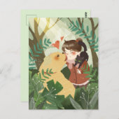 可愛い最高の友達 ポストカード (正面/裏面)