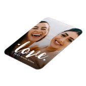 可愛い最高の友達Love Photo Keepsake マグネット (左側)