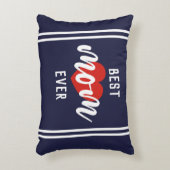 可愛い最高の文字ママとハート アクセントクッション (正面(垂直))