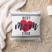 可愛い最高の文字ママエバーハート装飾用クッション クッション (ブランケット)