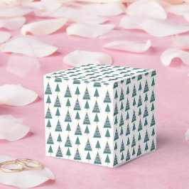 可愛い木々ドードルピンクグリーン フェイバーボックス