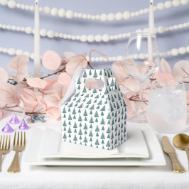 可愛い木々ドードルピンクグリーン フェイバーボックス