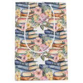 可愛い本花愛好家クラブ ミディアムペーパーバッグ (正面)