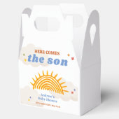 可愛い来ここの息子サンシャインベイビーシャワー フェイバーボックス (オープン)