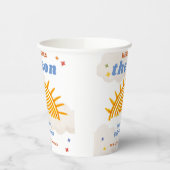 可愛い来ここの息子サンシャインベイビーシャワー 紙コップ (左)