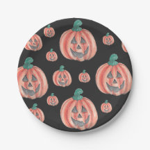 可愛い柄ハロウィンカボチャのジャックOランタン