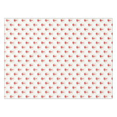 可愛い格言とクリスマスリース柄テーブルクロス テーブルクロス (正面(横))