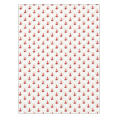 可愛い格言とクリスマスリース柄テーブルクロス テーブルクロス (正面)