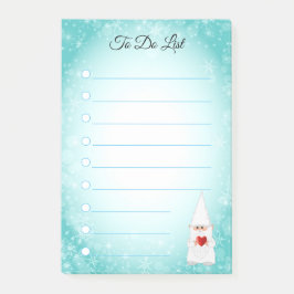 可愛い格言オンターコイズ&白いライン付きポストイットノート ポストイット