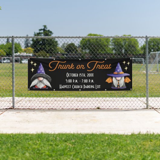 可愛い格言トランクバナーまたはトリートバナー 横断幕 (インサイチュ)