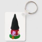 可愛い格言ハウス、高分子粘土で手作り キーホルダー (裏面)