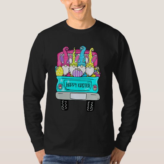 可愛い格言バニー耳と卵の狩りトラックハップ Tシャツ (正面)