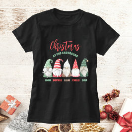 可愛い格言ファミリークリスマス Tシャツ