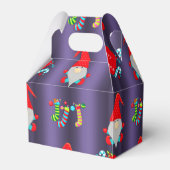 可愛い格言ブルークリスマス フェイバーボックス (裏面サイド)