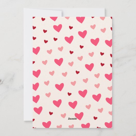 可愛い格言1あなたのような教室バレンタインデー シーズンカード (裏面)