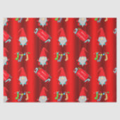 可愛い格言、赤いクリスマス 薄葉紙 (正面)