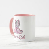 可愛い桜キャットマグ マグカップ (正面左)
