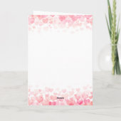 可愛い梨ぷんおもしろいカップル記念日カード カード (裏面)