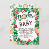 可愛い森のベビー エンクロージャーカード (正面/裏面)