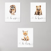 可愛い森の動物は勇敢な子供部屋