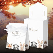 可愛い森の友人ウッドランド動物の赤ちゃんシャワー フェイバーボックス