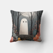 可愛い森幽霊のよく出るの水の色ハロウィーン クッション (裏面)
