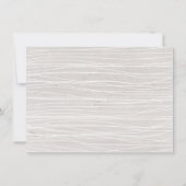 可愛い森林動物 |赤男女兼用ちゃんシャワー 招待状 (裏面)