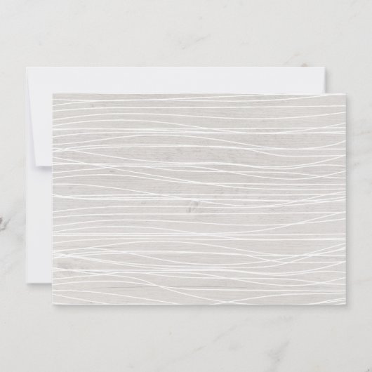 可愛い森林動物 |赤男女兼用ちゃんシャワー 招待状 (裏面)